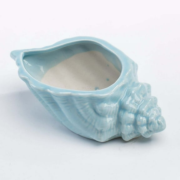 Ceramic Succulent Planter with Marine Animal Design, Adorable Small Flower Pot for Indoor Plants, Cute Home Desk Decor, Ideal Gift for Ocean Lovers