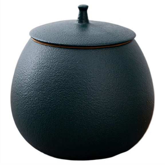 Ceramic Sugar Bowl With Lid, Ceramic Tea Coffee Sugar Canister For Coffee Bar, Flour Sugar Canisters Sets For The Kitchen, Coffee Jars With Lids -12oz