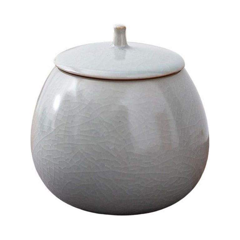 Airtight Sugar Bowl,Vermida 22oz Ceramic Food Storage Jar with Lids,Sugar  Bowl Salt Container Coffee