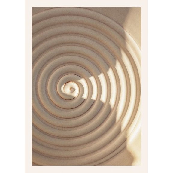 Ceramic Swirl Print Wall Art, Modern Wall Decor For Living Room Bedroom, 8x12 UNFRAMED