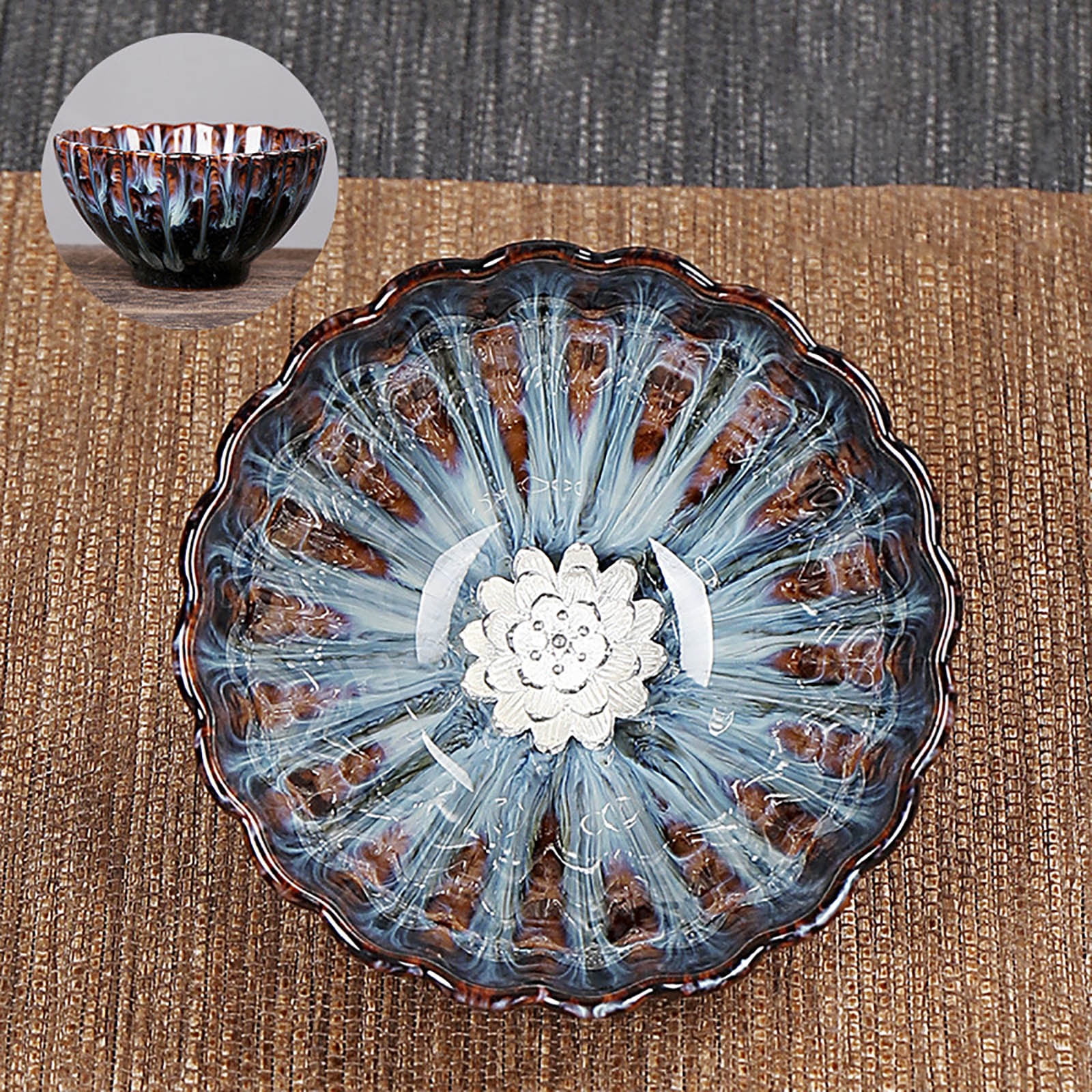 Ceramic Tea Cup Bowl, Chinese Small Ceramic Kungfus Tea Cup, Tea