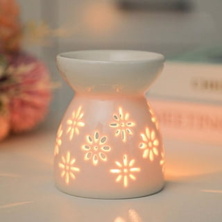 Ceramic Tea Light Candle Holder Oil Burner Wax Melt Warmer Aromatherapy Aroma Diffuser Incense Burner Home Decor