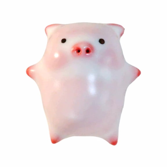 Ceramic Tea Pet Pig Statue,Little Pig Spit Bubbles Under Bottom,Funny Handmade Chinese Tea Pet,Mini Animal Tea Pet Decorative Sculpture Tea Decoration,Gifts for Tea Lovers