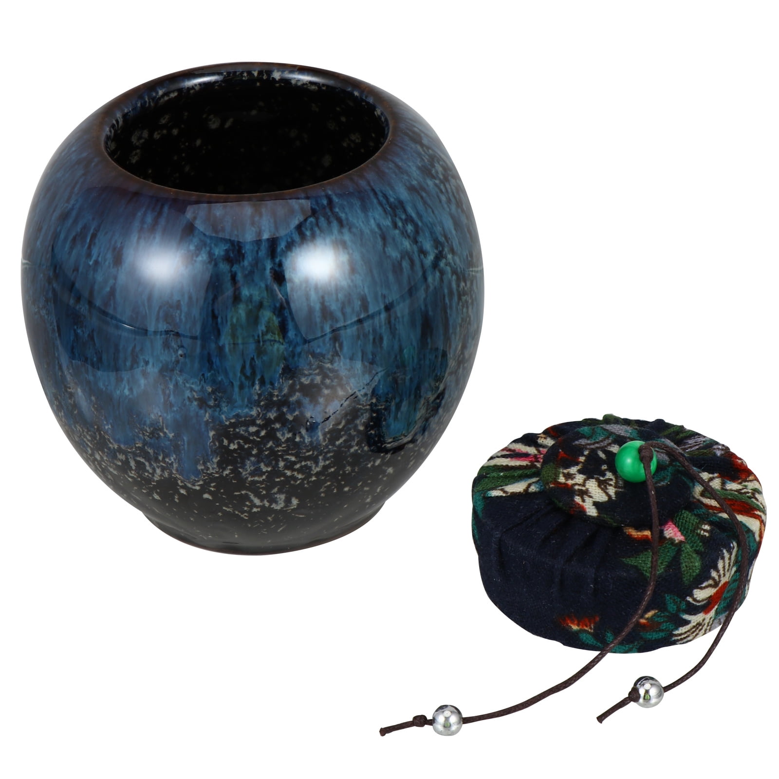 Ceramic Tea Storage Container Large Capacity Sealed Jar Glass