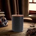thumbnail image 1 of Ceramic Tea Storage Jar with Sealed Lid | Natural Texture Grain & Coffee Bean Container | Household Kitchen Pantry Organization | 1-Piece Set, 1 of 9