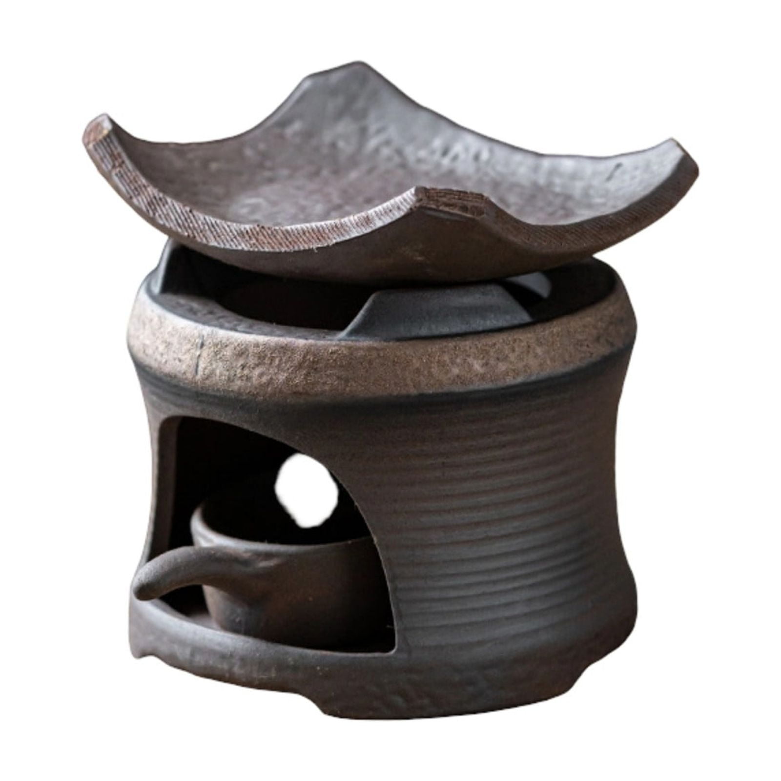 Ceramic Tea Stove Warmer Set - Natural Calming Effect Scents Diffuser ...