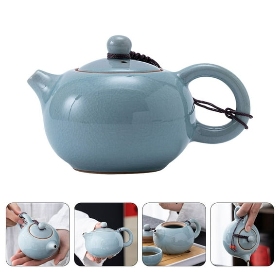 SEWCHICS Sky Ceramic Tea Kettle Teapot for Home and Office Brewing