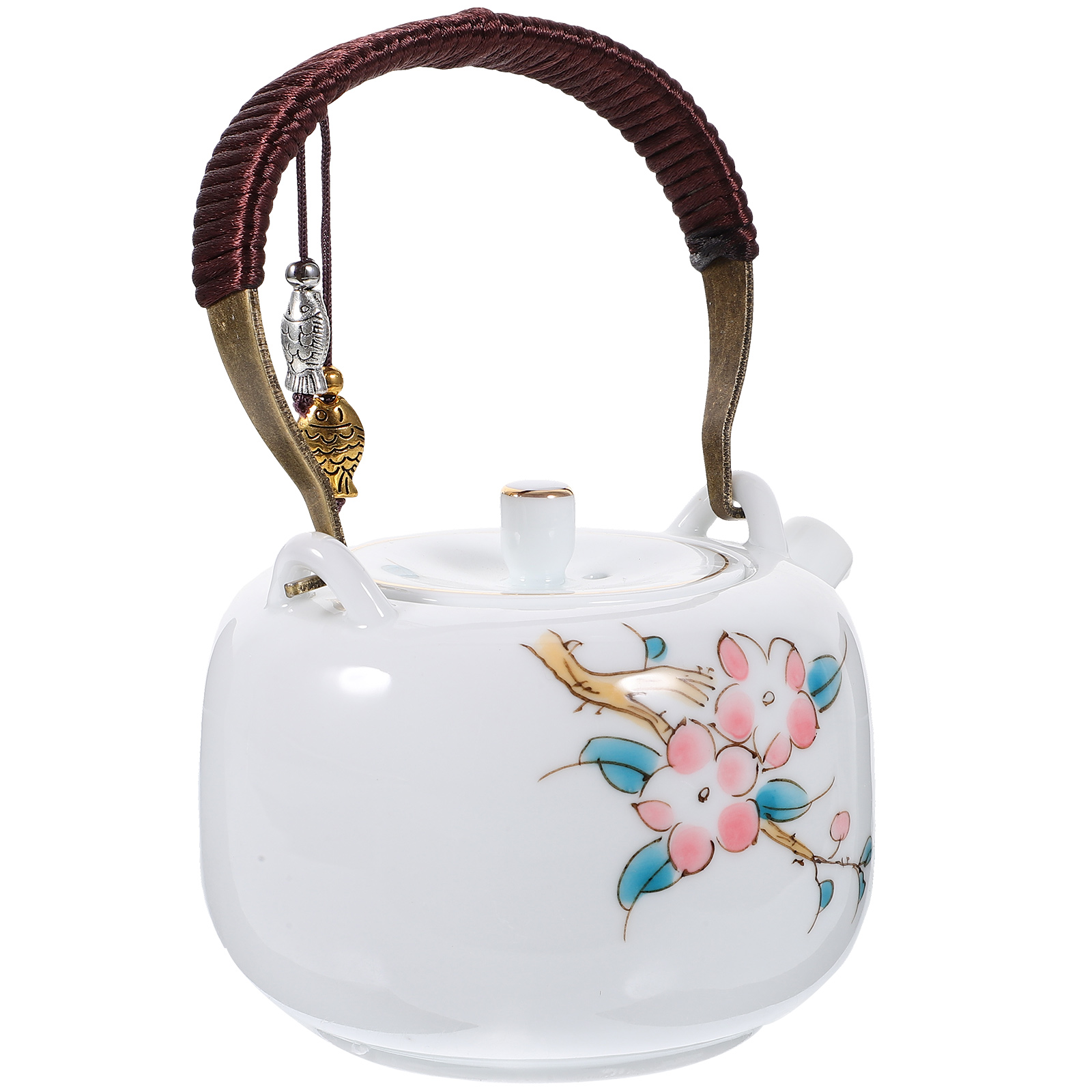 Ceramic Teapot Tea Kettle Porcelain Teapot Vintage Chinese Teaware