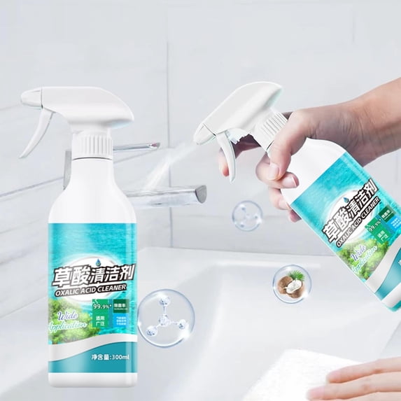 Ceramic Tile Cleaner Spray, 300ml Bathroom Floor Cleaning Solution for Descaling & Yellow Stain Removal, Effective on Porcelain & Ceramic Surfaces