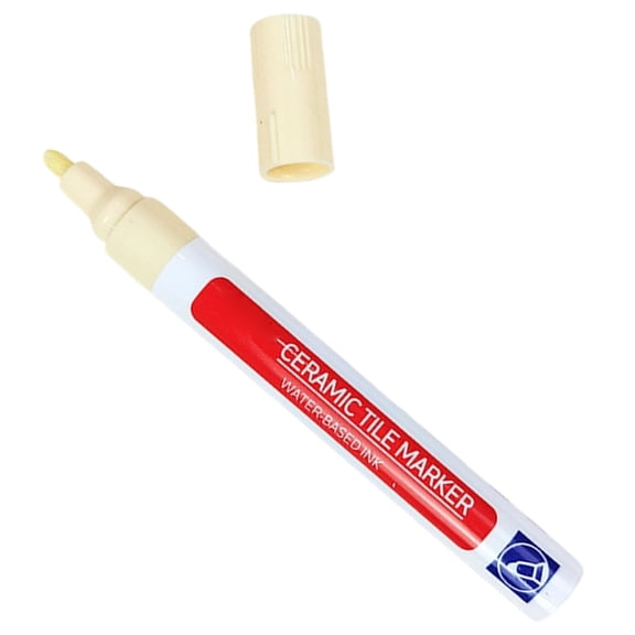 Ceramic Tile Marker Pen – Water-Based Ink for Grout Line Repair & Stain Removal, Kitchen Bathroom Floor Wall Gap Restoration Tool