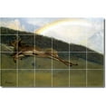 thumbnail image 1 of Ceramic Tile Mural-Albert Bierstadt Animals Painting 10. 72" w x 48" h using (24) 12 x 12 ceramic tiles, 1 of 3
