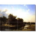 thumbnail image 1 of Ceramic Tile Mural-Albert Bierstadt Country Painting 30. 24" w x 18" h using (12) 6 x 6 ceramic tiles, 1 of 3