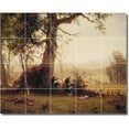 thumbnail image 1 of Ceramic Tile Mural-Albert Bierstadt Country Painting 8. 40" w x 32" h using (20) 8 x 8 ceramic tiles, 1 of 3
