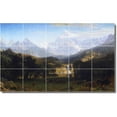 thumbnail image 1 of Ceramic Tile Mural-Albert Bierstadt Landscapes Painting 100. 30" w x 18" h using (15) 6 x 6 ceramic tiles, 1 of 3