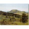 thumbnail image 1 of Ceramic Tile Mural-Albert Bierstadt Landscapes Painting 41. 17" w x 12.75" h using (12) 4.25 x 4.25 ceramic tiles, 1 of 3
