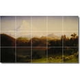thumbnail image 1 of Ceramic Tile Mural-Albert Bierstadt Landscapes Painting 53. 21.25" w x 12.75" h using (15) 4.25 x 4.25 ceramic tiles, 1 of 3