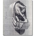thumbnail image 1 of Ceramic Tile Mural-Albrecht Durer Illustration Painting 1. 30" w x 36" h using (30) 6 x 6 ceramic tiles, 1 of 3