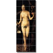 Ceramic Tile Mural-Albrecht Durer Religious Custom Tile Mural 8. 18" w x 48" h using 24 6 x 6 ceramic tiles