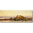 thumbnail image 1 of Ceramic Tile Mural-Alfred Bricher Waterfront Painting 50. 96" w x 36" h using (24) 12 x 12 ceramic tiles, 1 of 3