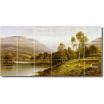 thumbnail image 1 of Ceramic Tile Mural-Alfred Glendening Landscapes Painting 126. 25.5" w x 12.75" h using (18) 4.25 x 4.25 ceramic tiles, 1 of 3