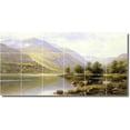 thumbnail image 1 of Ceramic Tile Mural-Alfred Glendening Landscapes Painting 129. 72" w x 36" h using (18) 12 x 12 ceramic tiles, 1 of 3