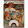 thumbnail image 1 of Ceramic Tile Mural-Alphonse Mucha Poster Art Kitchen Tile Mural 19. 36" w x 48" h using (12) 12 x 12 ceramic tiles, 1 of 3