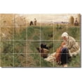 thumbnail image 1 of Ceramic Tile Mural-Anders Zorn Country Painting 46. 36" w x 24" h using (24) 6 x 6 ceramic tiles, 1 of 3
