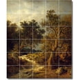thumbnail image 1 of Ceramic Tile Mural-Andreas Achenbach Country Painting 47. 40" w x 48" h using (30) 8 x 8 ceramic tiles, 1 of 3