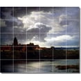 thumbnail image 1 of Ceramic Tile Mural-Andreas Achenbach Landscapes Painting 133. 36" w x 30" h using (30) 6 x 6 ceramic tiles, 1 of 3