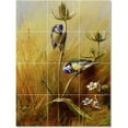 thumbnail image 1 of Ceramic Tile Mural-Archibald Thorburn Birds Painting 7. 24" w x 32" h using (12) 8 x 8 ceramic tiles, 1 of 3