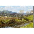 thumbnail image 1 of Ceramic Tile Mural-Arthur Hughes Country Painting 49. 48" w x 32" h using (24) 8 x 8 ceramic tiles, 1 of 3