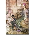 thumbnail image 1 of Ceramic Tile Mural-Arthur Rackham Illustration Painting 14. 48" w x 72" h using (24) 12 x 12 ceramic tiles, 1 of 3