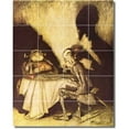 thumbnail image 1 of Ceramic Tile Mural-Arthur Rackham Illustration Painting 25. 32" w x 40" h using (20) 8 x 8 ceramic tiles, 1 of 3