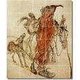 thumbnail image 1 of Ceramic Tile Mural-Arthur Rackham Illustration Painting 33. 40" w x 48" h using (30) 8 x 8 ceramic tiles, 1 of 3