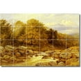 thumbnail image 1 of Ceramic Tile Mural-Benjamin Leader Landscapes Painting 152. 72" w x 48" h using (24) 12 x 12 ceramic tiles, 1 of 3