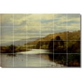 thumbnail image 1 of Ceramic Tile Mural-Benjamin Leader Landscapes Painting 155. 72" w x 48" h using (24) 12 x 12 ceramic tiles, 1 of 3