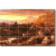 thumbnail image 1 of Ceramic Tile Mural-Benjamin Leader Landscapes Painting 160. 36" w x 24" h using (24) 6 x 6 ceramic tiles, 1 of 3
