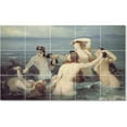 thumbnail image 1 of Ceramic Tile Mural-Charles Edouard Boutibonne Mythology Tile Mural Renovations Ideas. 30" w x 18" h using (15) 6 x 6 ceramic tiles, 1 of 3