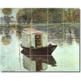 thumbnail image 1 of Ceramic Tile Mural-Claude Monet Country Painting 107. 21.25" w x 17" h using (20) 4.25 x 4.25 ceramic tiles, 1 of 3