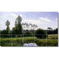 thumbnail image 1 of Ceramic Tile Mural-Claude Monet Country Painting 112. 30" w x 18" h using (15) 6 x 6 ceramic tiles, 1 of 3