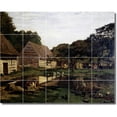 thumbnail image 1 of Ceramic Tile Mural-Claude Monet Country Painting 72. 60" w x 48" h using (20) 12 x 12 ceramic tiles, 1 of 3