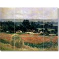 thumbnail image 1 of Ceramic Tile Mural-Claude Monet Country Painting 81. 17" w x 12.75" h using (12) 4.25 x 4.25 ceramic tiles, 1 of 3
