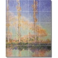 thumbnail image 1 of Ceramic Tile Mural-Claude Monet Country Painting 87. 48" w x 60" h using (20) 12 x 12 ceramic tiles, 1 of 3