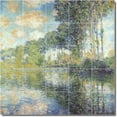 thumbnail image 1 of Ceramic Tile Mural-Claude Monet Country Painting 88. 60" w x 60" h using (25) 12 x 12 ceramic tiles, 1 of 3