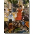 thumbnail image 1 of Ceramic Tile Mural-Edgar Degas Garden 14. 18" w x 24" h using (12) 6 x 6 ceramic tiles, 1 of 3