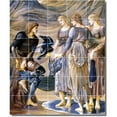 thumbnail image 1 of Ceramic Tile Mural-Edward Burne-Jones Mythology Wall Tile Mural 14. 40" w x 48" h using (30) 8 x 8 ceramic tiles, 1 of 3