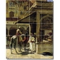 thumbnail image 1 of Ceramic Tile Mural-Edwin Weeks City 5. 24" w x 30" h using (20) 6 x 6 ceramic tiles, 1 of 3