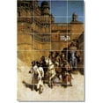 thumbnail image 1 of Ceramic Tile Mural-Edwin Weeks Historical 25. 32" w x 48" h using (24) 8 x 8 ceramic tiles, 1 of 3