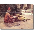 thumbnail image 1 of Ceramic Tile Mural-Edwin Weeks Historical 26. 48" w x 36" h using (12) 12 x 12 ceramic tiles, 1 of 3