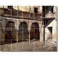 thumbnail image 1 of Ceramic Tile Mural-Edwin Weeks Historical Kitchen Tile Mural 2. 40" w x 32" h using (20) 8 x 8 ceramic tiles, 1 of 3